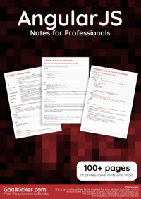 Angular JS Notes for Professional