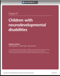 Children with Neurodevelopmental Disabilities