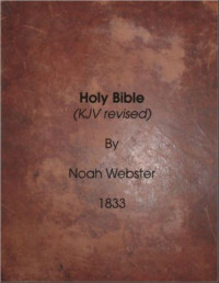 The Holy Bible: Webster's Bible