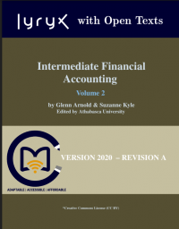 Intermediate Financial Accounting - Volume 2, Version 2020