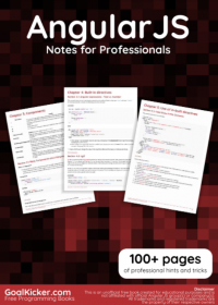 AngularJS Notes for Professionals