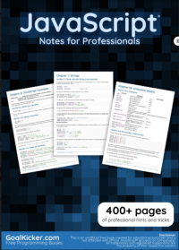 JavaScript® Notes for Professionals