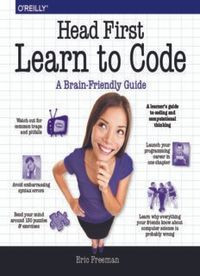 Head First Learn to Code: A Brain-Friendly Guide