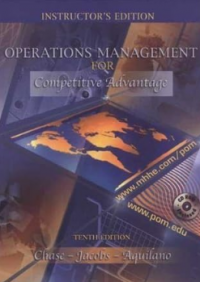 Operations Management for Competitive Advantage