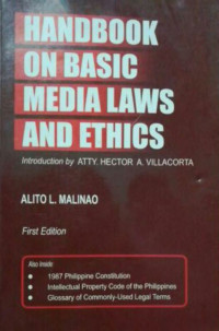 Handbook on Basic Media Laws and Ethics