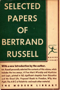 Selected Papers of Bertrand Russel